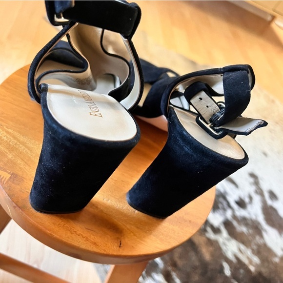 ENZO ANGIOLINI Black‎ Leather Trudy Heels Women’s Size 10 - Picture 2 of 8